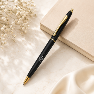 Golden Pen for Men | Premium Black & Gold Ball Pen Gift for Office & Special Occasions