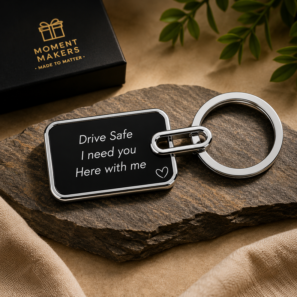 Custom Name Metal Keychain | Personalized Keychain with Name for Men & Women | Moment Makers - Image 2