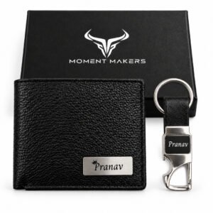 Premium Wallet + Hook Keychain Combo