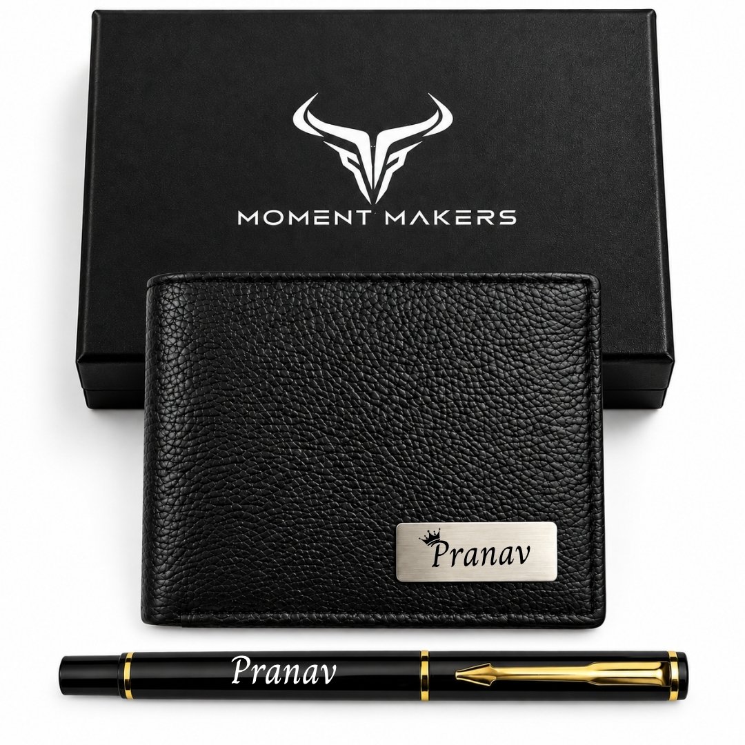 Premium Wallet + Parker Pen Combo