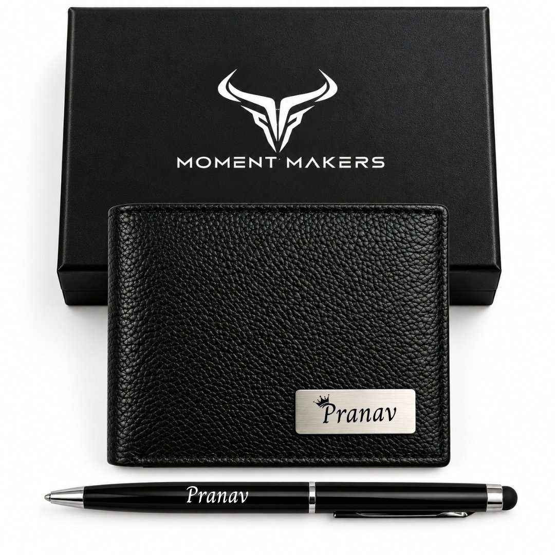 Premium Wallet + Slim Pen Combo